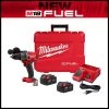 Milwaukee M18 FUEL 18V Lithium-Ion Brushless Cordless 1/2 in. Hammer Drill Driver Kit with Two 5.0 Ah Batteries and Hard Case