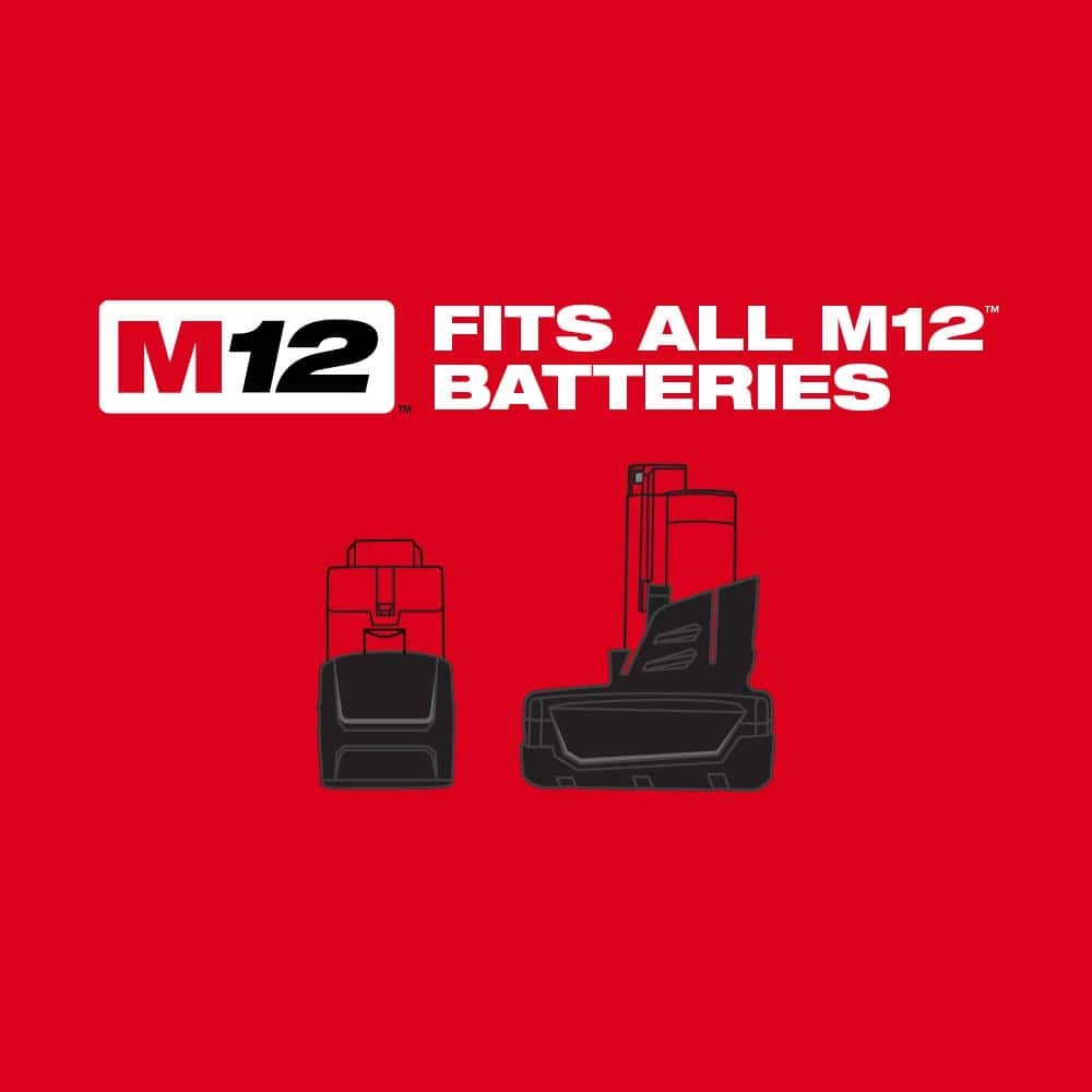 Milwaukee M12 FUEL 12V Lithium-Ion Brushless Cordless 1/4 in. Hex Impact Driver Kit W/ M12 3/8 in. Ratchet 12 Milwaukee M12 FUEL 12V Lithium-Ion Brushless Cordless 1/4 in. Hex Impact Driver Kit W/ M12 3/8 in. Ratchet - Image 10