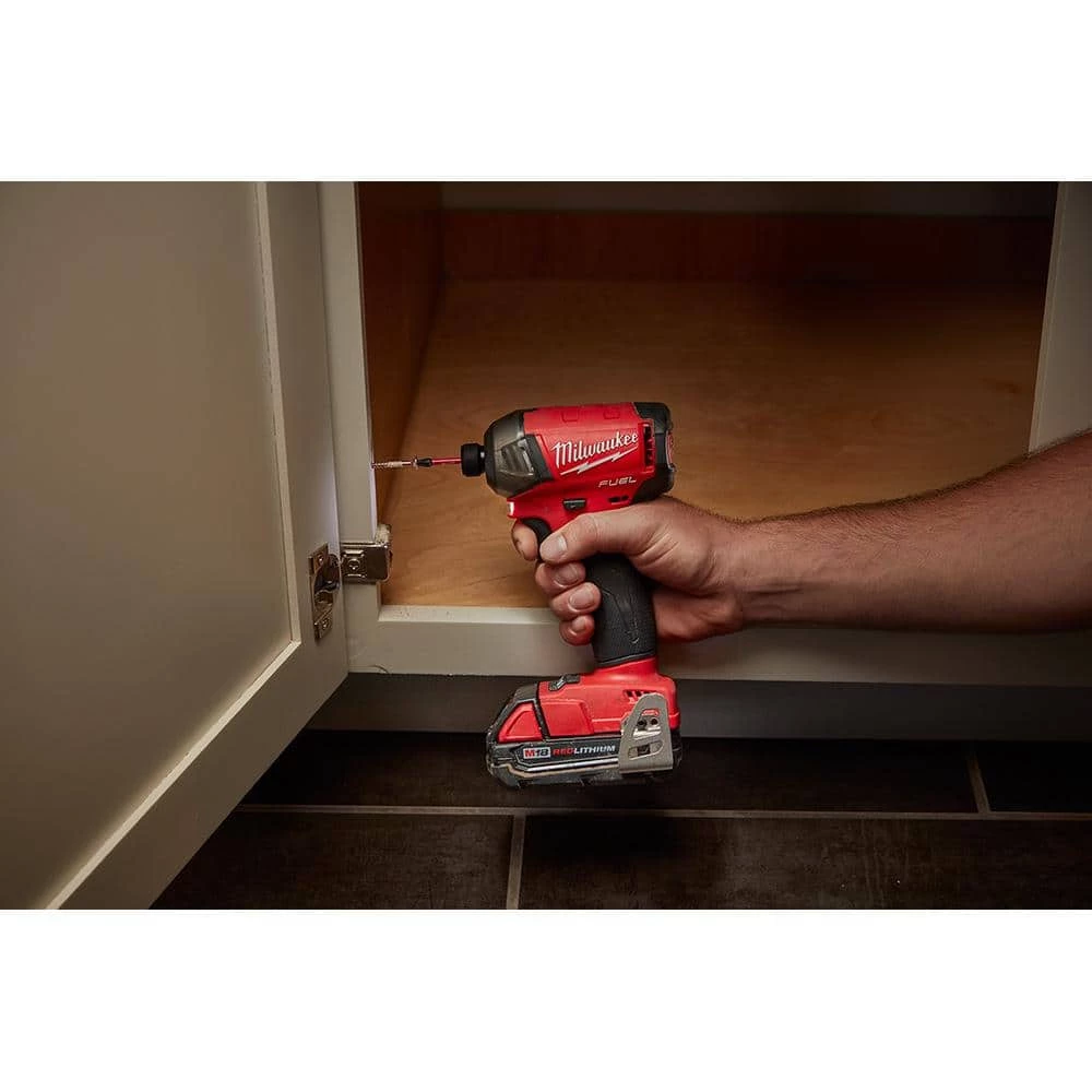 Milwaukee M18 FUEL SURGE 18V Lithium-Ion Brushless Cordless 1/4 in. Hex Impact Driver (Tool-Only) 11 Milwaukee M18 FUEL SURGE 18V Lithium-Ion Brushless Cordless 1/4 in. Hex Impact Driver (Tool-Only) - Image 9