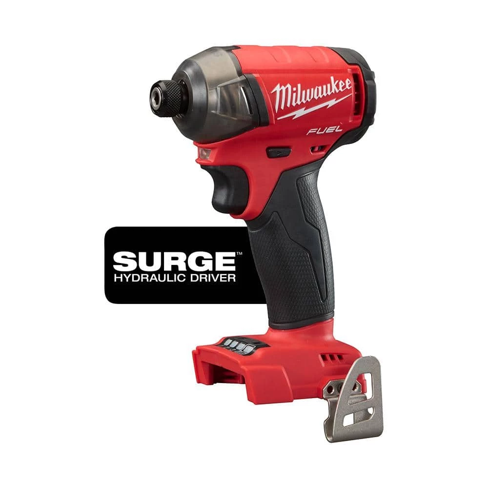 Milwaukee M18 FUEL SURGE 18V Lithium-Ion Brushless Cordless 1/4 in. Hex Impact Driver (Tool-Only) 3 Milwaukee M18 FUEL SURGE 18V Lithium-Ion Brushless Cordless 1/4 in. Hex Impact Driver (Tool-Only)