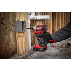 Milwaukee M18 18V Lithium-Ion Compact Brushless Cordless 1/4 in. Impact Driver Kit with (1) 2.0 Ah Battery, Charger & Bit Set -Power Tools Sales Store milwaukee impact drivers 2850 21p 48 32 4024 1d 1000