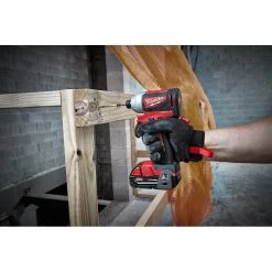 Milwaukee M18 18V Lithium-Ion Compact Brushless Cordless 1/4 in. Impact Driver Kit with (1) 2.0 Ah Battery, Charger & Bit Set -Power Tools Sales Store milwaukee impact drivers 2850 21p 48 32 4024 77 1000