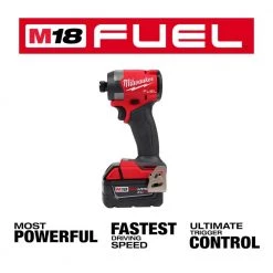 Milwaukee M18 FUEL 18V Lithium-Ion Brushless Cordless 1/4 in. Hex Impact Driver Kit with Two 5.0Ah Batteries Charger Hard Case -Power Tools Sales Store milwaukee impact drivers 2953 22 1d 1000
