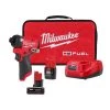 Milwaukee M12 FUEL 12-Volt Lithium-Ion Brushless Cordless 1/4 in. Hex Impact Driver Kit w/6.0 Ah Battery