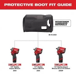 Milwaukee M12 FUEL 12V Lithium-Ion Brushless Cordless Stubby 3/8 in. Impact Wrench with Protective Boot 25 Milwaukee M12 FUEL 12V Lithium-Ion Brushless Cordless Stubby 3/8 in. Impact Wrench with Protective Boot -Power Tools Sales Store milwaukee impact wrenches 2554 20 49 16 2554 fa 1000