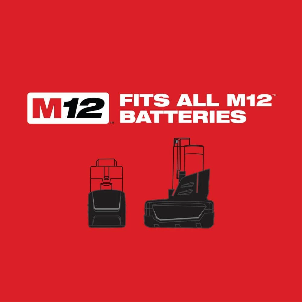 Milwaukee M12 FUEL 12V Lithium-Ion Brushless Cordless Stubby 3/8 in. Impact Wrench Kit with One 4.0 and One 2.0Ah Batteries 13 Milwaukee M12 FUEL 12V Lithium-Ion Brushless Cordless Stubby 3/8 in. Impact Wrench Kit with One 4.0 and One 2.0Ah Batteries - Image 11