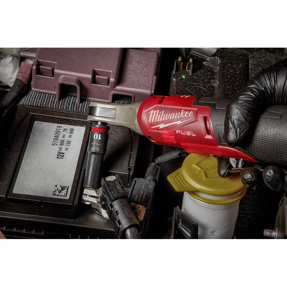 Milwaukee M12 FUEL 12V Brushless Cordless Stubby 3/8 in. Impact Wrench Kit with 3/8 in. Drive SAE/Metric Socket Set (43-Piece) 11 Milwaukee M12 FUEL 12V Brushless Cordless Stubby 3/8 in. Impact Wrench Kit with 3/8 in. Drive SAE/Metric Socket Set (43-Piece) - Image 9