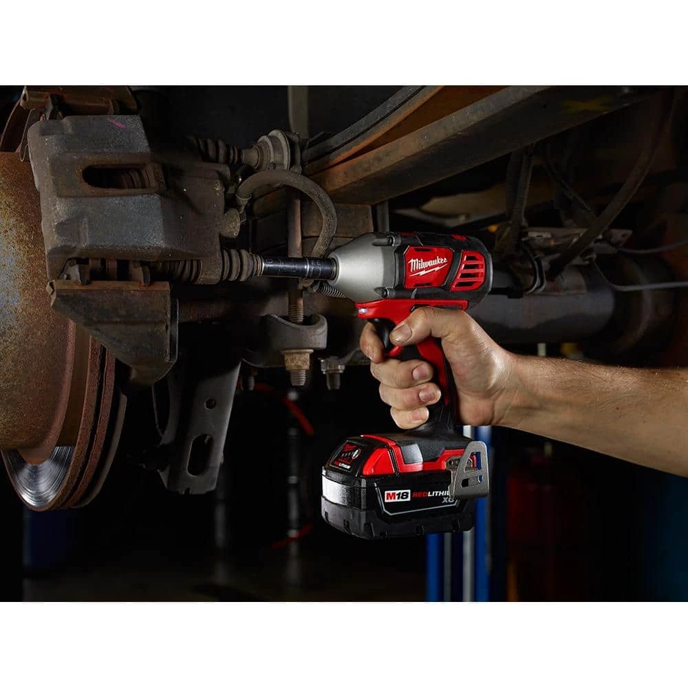 Milwaukee M18 18V Lithium-Ion Cordless 3/8 in. Impact Wrench W/ Friction Ring W/ M18 Starter Kit (1) 5.0Ah Battery & Charger 5 Milwaukee M18 18V Lithium-Ion Cordless 3/8 in. Impact Wrench W/ Friction Ring W/ M18 Starter Kit (1) 5.0Ah Battery & Charger - Image 3