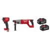 Milwaukee M18 FUEL GEN-3 18-Volt Lithium-Ion Brushless Cordless 3/8 in. Impact Wrench w/1 in. R Hammer, Two 6 Ah HO Batteries