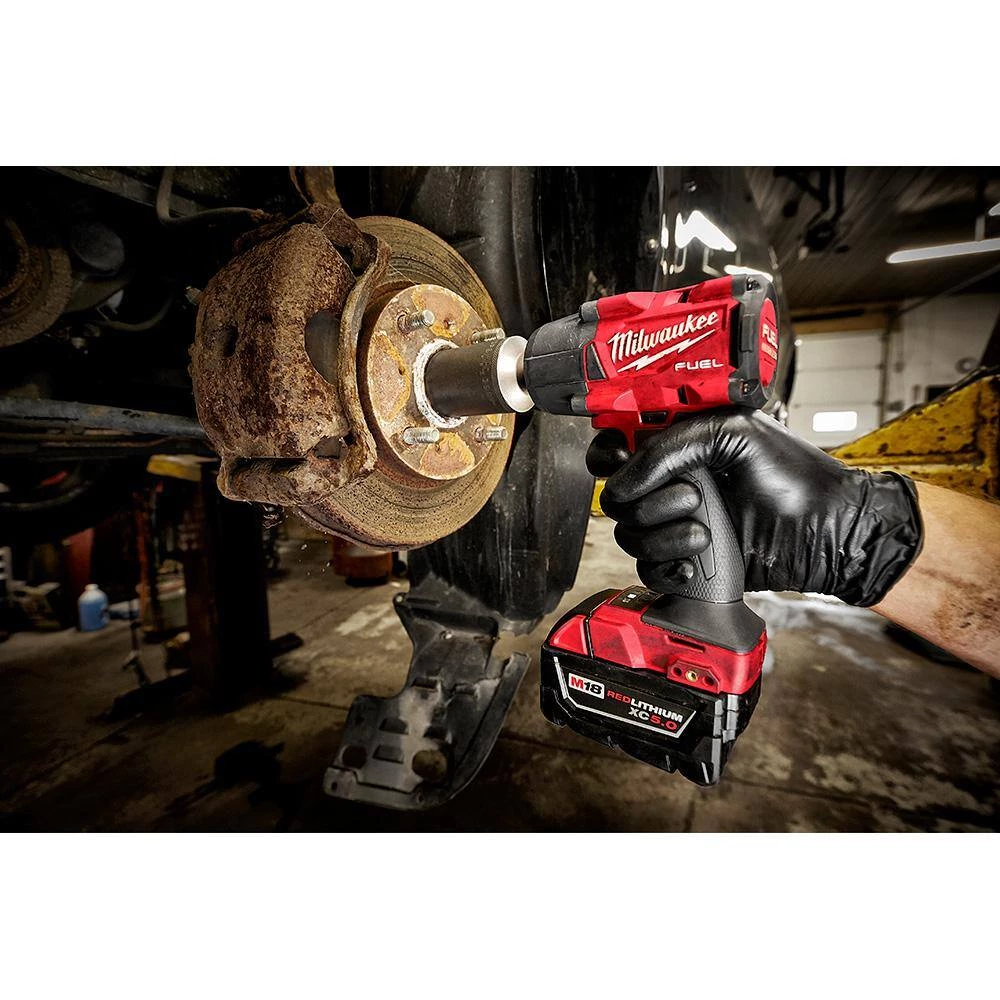Milwaukee M18 FUEL GEN-2 18V Lithium-Ion Mid Torque Brushless Cordless 3/8 in. Impact Wrench with (1) 5.0 Ah Battery 12 Milwaukee M18 FUEL GEN-2 18V Lithium-Ion Mid Torque Brushless Cordless 3/8 in. Impact Wrench with (1) 5.0 Ah Battery - Image 10