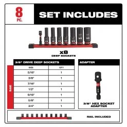 Milwaukee M18 FUEL GEN-2 18V Lithium-Ion Mid Torque Brushless Cordless 1/2 in. Impact Wrench with Socket Set (8-Piece) -Power Tools Sales Store milwaukee impact wrenches 2962 20 49 66 7024 a0 1000