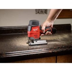 Milwaukee M12 12V Lithium-Ion Cordless Jig Saw Kit with One 1.5 Ah Battery, Charger, Tool Bag -Power Tools Sales Store milwaukee jigsaws 2445 21 77 1000