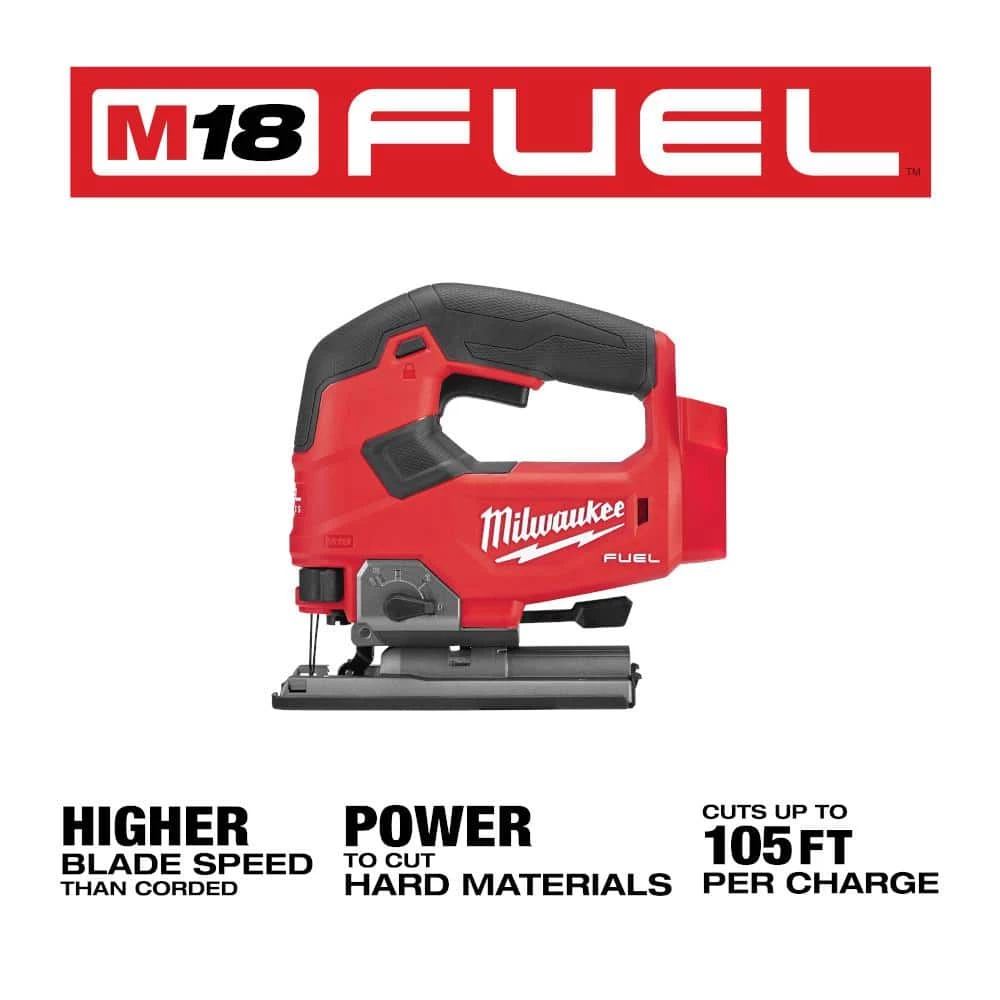 Milwaukee M18 FUEL 18V Lithium-Ion Brushless Cordless Jig Saw (Tool-Only) 5 Milwaukee M18 FUEL 18V Lithium-Ion Brushless Cordless Jig Saw (Tool-Only) - Image 3