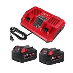 Milwaukee M18 FUEL 18-Volt Lithium-Ion Brushless Cordless Jig Saw w/(2) 5.0 Ah Batteries & Dual Bay Rapid Charger -Power Tools Sales Store milwaukee jigsaws 2737 20 48 59 1852pd 40 1000