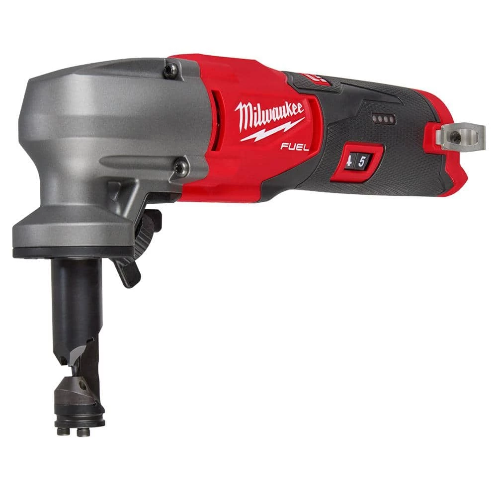 Milwaukee M12 FUEL 12-Volt Lithium-Ion Brushless Cordless 16-Gauge Variable Speed Nibbler (Tool-Only) 3 Milwaukee M12 FUEL 12-Volt Lithium-Ion Brushless Cordless 16-Gauge Variable Speed Nibbler (Tool-Only)