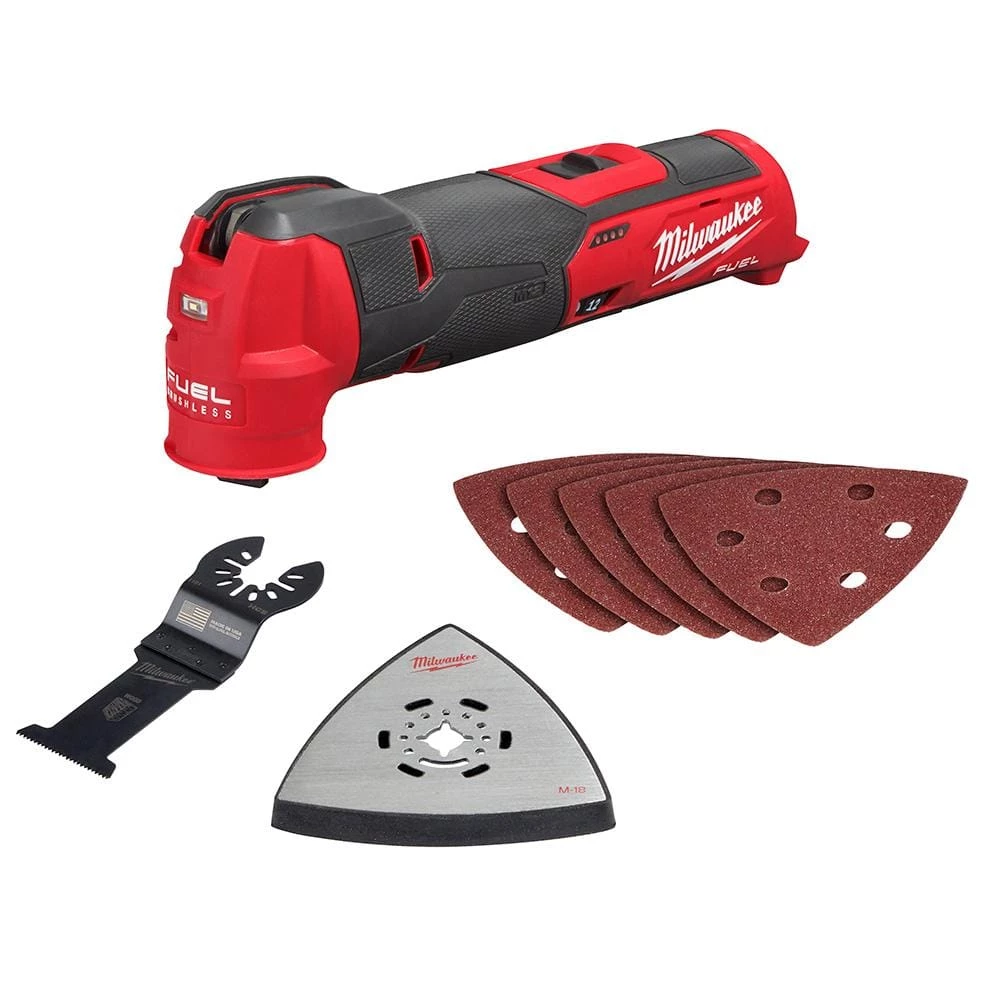 Milwaukee M12 FUEL 12V Lithium-Ion Cordless Oscillating Multi-Tool and HACKZALL with two 3.0 Ah Batteries 11 Milwaukee M12 FUEL 12V Lithium-Ion Cordless Oscillating Multi-Tool and HACKZALL with two 3.0 Ah Batteries - Image 9