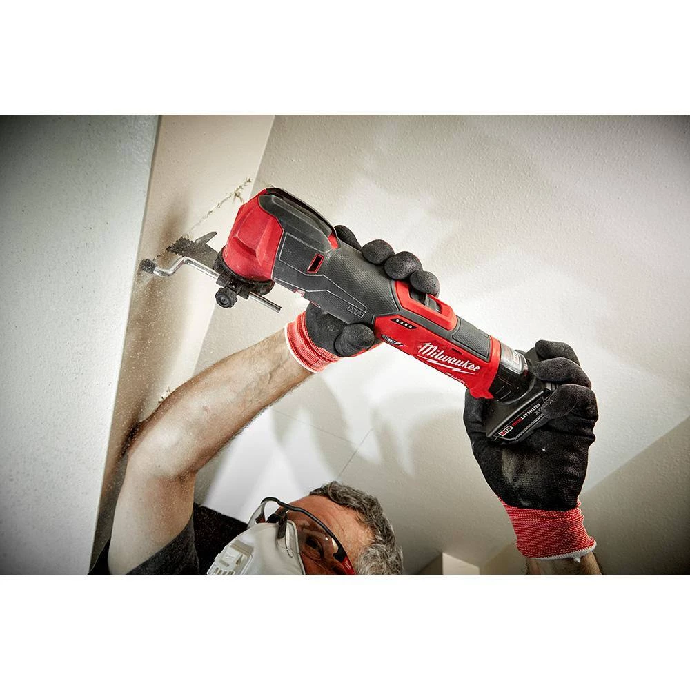 Milwaukee M12 FUEL 12V Lithium-Ion Cordless Oscillating Multi-Tool and HACKZALL with two 3.0 Ah Batteries 9 Milwaukee M12 FUEL 12V Lithium-Ion Cordless Oscillating Multi-Tool and HACKZALL with two 3.0 Ah Batteries - Image 7