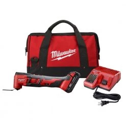 Milwaukee M18 18V Lithium-Ion Cordless Oscillating Multi-Tool Kit with one 1.5 Ah Battery & Charger