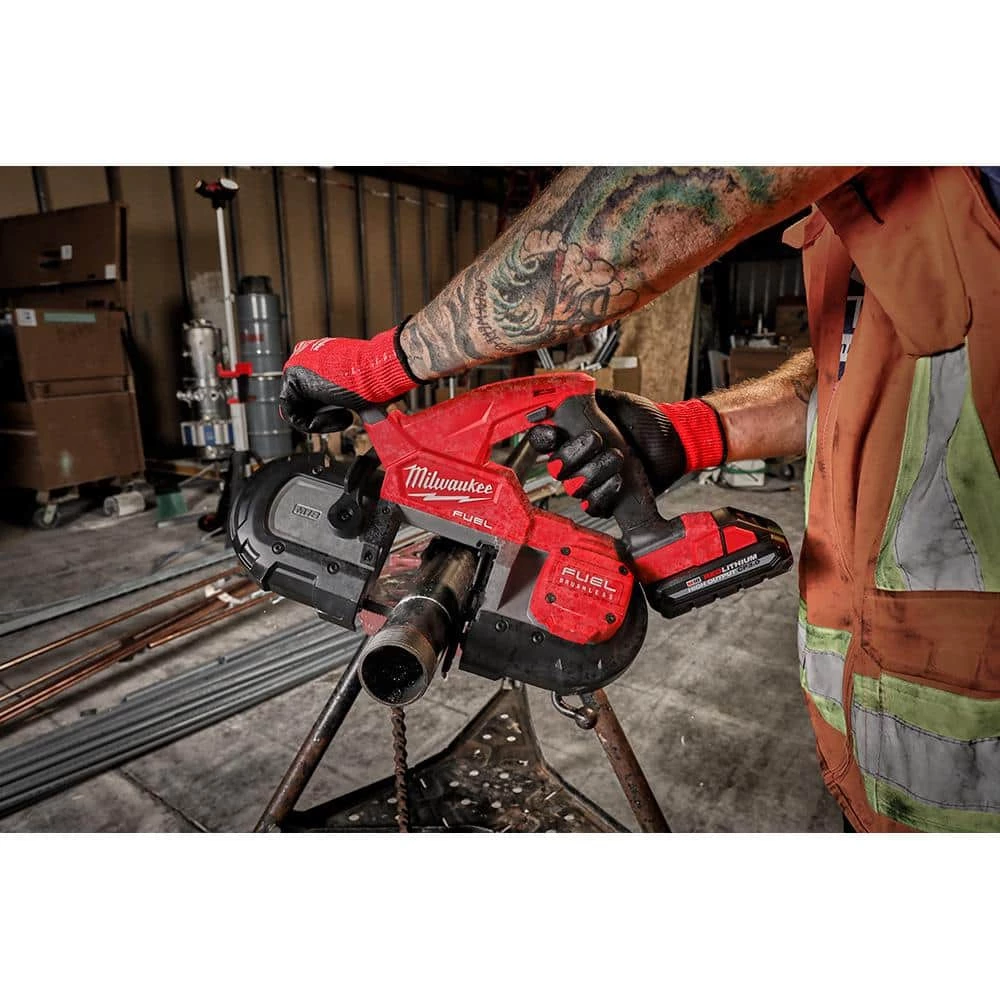 Milwaukee M18 FUEL 18V Lithium-Ion Brushless Cordless Compact Bandsaw (Tool-Only) 13 Milwaukee M18 FUEL 18V Lithium-Ion Brushless Cordless Compact Bandsaw (Tool-Only) - Image 11