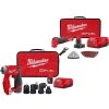 Milwaukee M12 FUEL 12V Lithium-Ion Brushless Cordless 4-in-1 Installation 3/8 in. Drill Driver Kit W/M12 Multi-Tool Kit