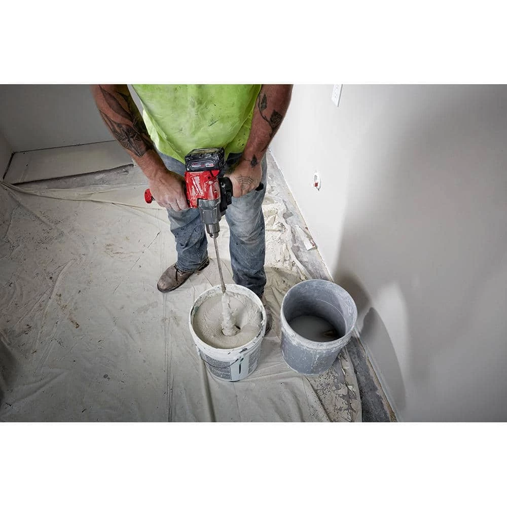 Milwaukee M18 FUEL 18V Lithium-Ion Brushless Cordless 1/2 in. Mud Mixer (Tool-Only) 9 Milwaukee M18 FUEL 18V Lithium-Ion Brushless Cordless 1/2 in. Mud Mixer (Tool-Only) - Image 7