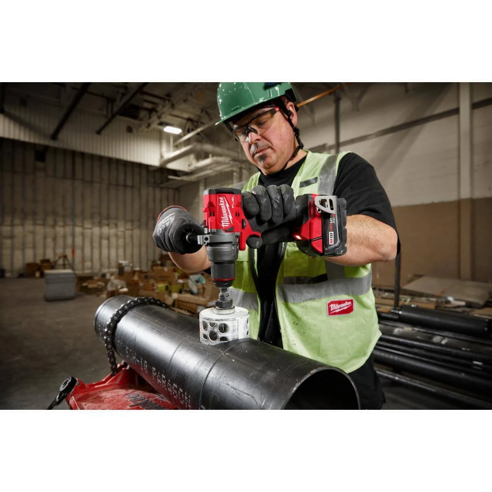 Milwaukee M18 FUEL 18-V Lithium-Ion Brushless Cordless 1/2 in. Drill/Driver Kit with (3) 5.0Ah Batteries, Charger and Hard Case 12 Milwaukee M18 FUEL 18-V Lithium-Ion Brushless Cordless 1/2 in. Drill/Driver Kit with (3) 5.0Ah Batteries, Charger and Hard Case - Image 10