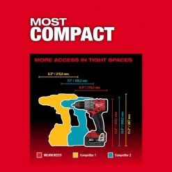 Milwaukee M18 FUEL 18-V Lithium-Ion Brushless Cordless 1/2 in. Drill/Driver Kit with (3) 5.0Ah Batteries, Charger and Hard Case 22 Milwaukee M18 FUEL 18-V Lithium-Ion Brushless Cordless 1/2 in. Drill/Driver Kit with (3) 5.0Ah Batteries, Charger and Hard Case -Power Tools Sales Store milwaukee power drills 2903 22 48 11 1850 77 1000