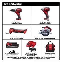 Milwaukee M18 18V Lithium-Ion Cordless Drill Driver/Impact Driver/Multi-Tool Combo Kit (3-Tool) W/ 6-1/2 in. Circular Saw -Power Tools Sales Store milwaukee power tool combo kits 2691 22 2626 20 2630 20 e1 1000