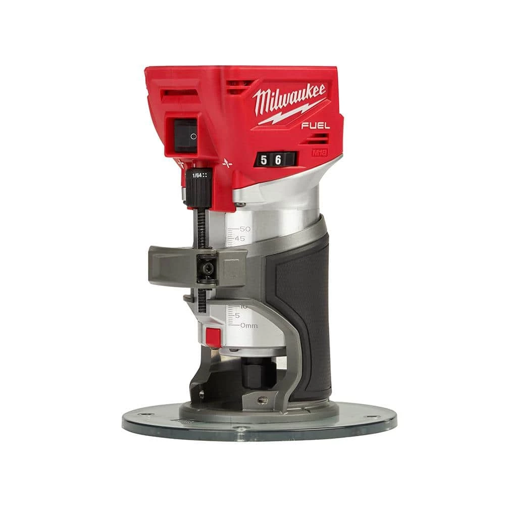 Milwaukee M18 FUEL 18V Lithium-Ion Brushless Cordless Compact Router with M18 5.0 Ah Battery 9 Milwaukee M18 FUEL 18V Lithium-Ion Brushless Cordless Compact Router with M18 5.0 Ah Battery - Image 9