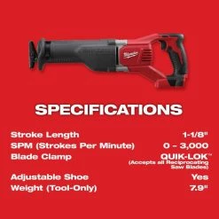 Milwaukee M18 18V Lithium-Ion Brushless Cordless Compact Drill/Impact Combo Kit (2-Tool) with Reciprocating Saw -Power Tools Sales Store milwaukee power tool combo kits 2892 22ct 2621 20 66 1000