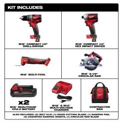 Milwaukee M18 18V Lithium-Ion Brushless Cordless Compact Drill/Impact & Multi-Tool Combo Kit (3-Tool) W/ Circular Saw 17 Milwaukee M18 18V Lithium-Ion Brushless Cordless Compact Drill/Impact & Multi-Tool Combo Kit (3-Tool) W/ Circular Saw -Power Tools Sales Store milwaukee power tool combo kits 2892 22ct 2626 20 2630 20 e1 1000