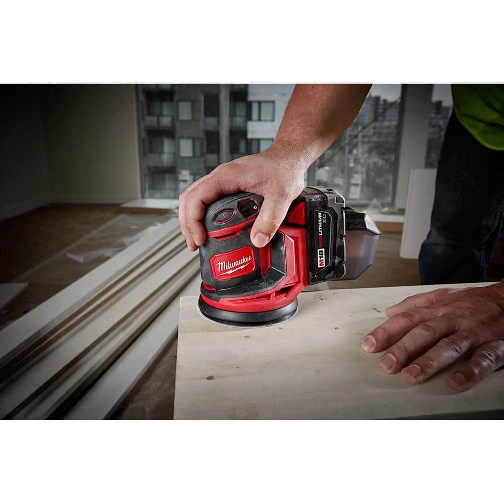 Milwaukee M18 18V Lithium-Ion Brushless Cordless Compact Drill/Impact & Multi-Tool Combo Kit (3-Tool) W/ Random Orbit Sander 13 Milwaukee M18 18V Lithium-Ion Brushless Cordless Compact Drill/Impact & Multi-Tool Combo Kit (3-Tool) W/ Random Orbit Sander - Image 11