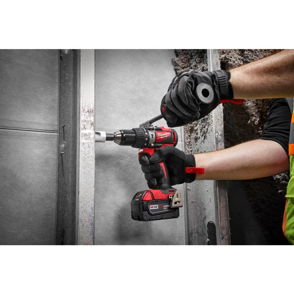 Milwaukee M18 18V Lithium-Ion Brushless Cordless Hammer Drill/Impact Combo Kit (2-Tool) with 2 Batteries, Charger and Bag 9 Milwaukee M18 18V Lithium-Ion Brushless Cordless Hammer Drill/Impact Combo Kit (2-Tool) with 2 Batteries, Charger and Bag - Image 7