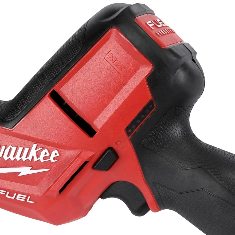 Milwaukee M12 FUEL 12V Lithium-Ion Brushless Cordless HACKZALL Reciprocating Saw (Tool-Only) 6 Milwaukee M12 FUEL 12V Lithium-Ion Brushless Cordless HACKZALL Reciprocating Saw (Tool-Only) - Image 4