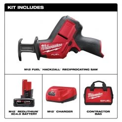 Milwaukee M12 FUEL 12V Lithium-Ion Brushless Cordless HACKZALL Reciprocating Saw Kit w/ One 4.0Ah Batteries Charger & Tool Bag -Power Tools Sales Store milwaukee reciprocating saws 2520 21xc e1 1000