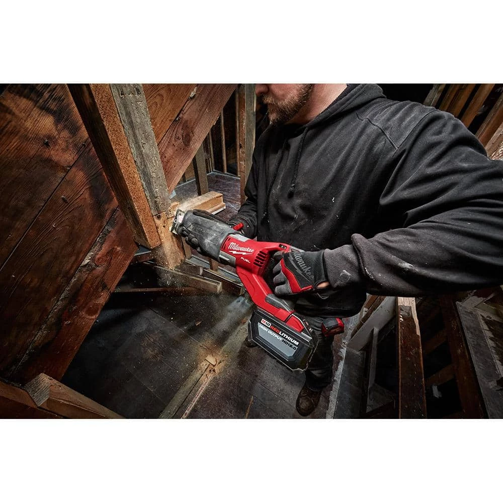 Milwaukee M18 FUEL 18V Lithium-Ion Brushless Cordless Super SAWZALL Orbital Reciprocating Saw (Tool-Only) 11 Milwaukee M18 FUEL 18V Lithium-Ion Brushless Cordless Super SAWZALL Orbital Reciprocating Saw (Tool-Only) - Image 9