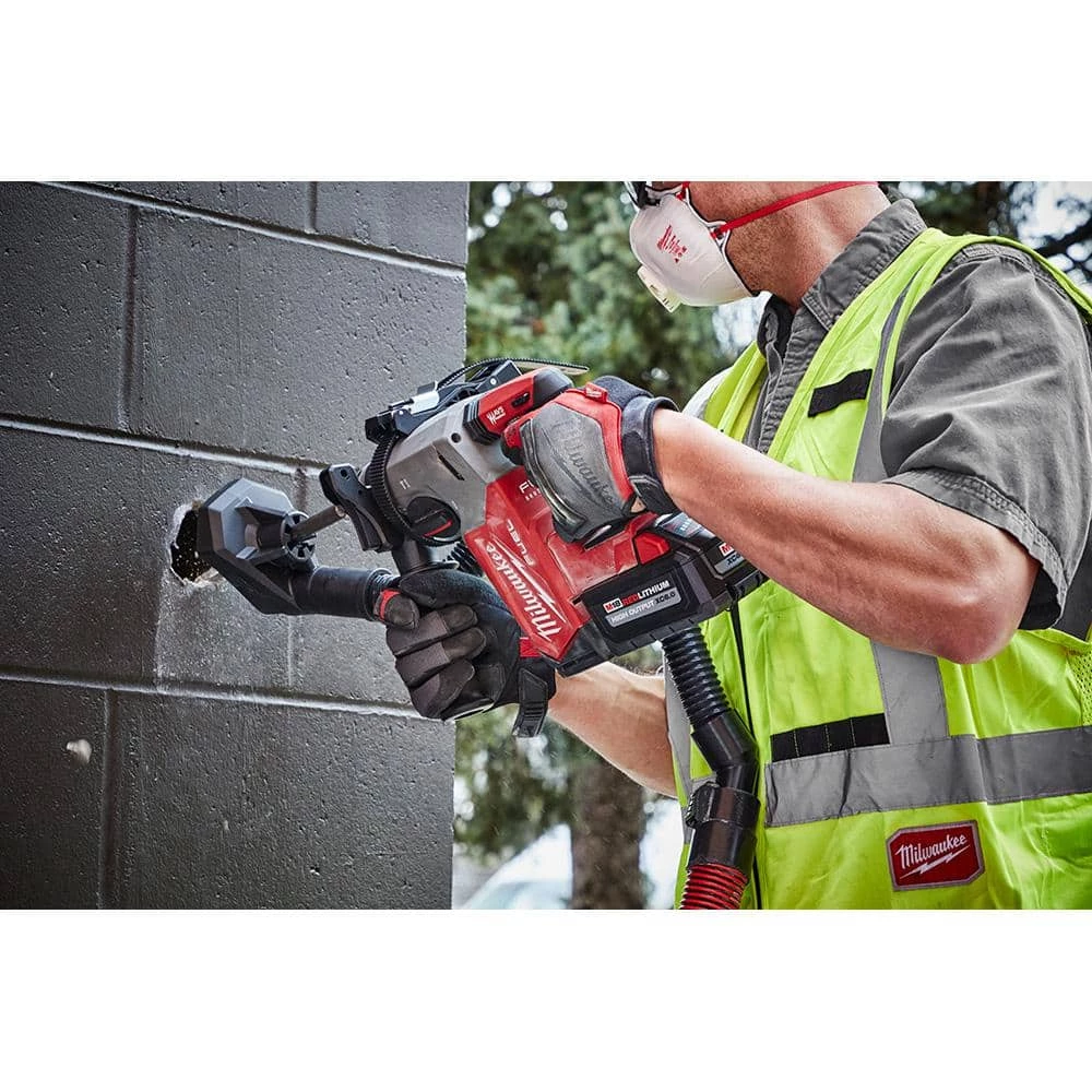 Milwaukee M18 FUEL 18V Lithium-Ion Brushless Cordless 1 in. SDS-Plus Rotary Hammer (Tool-Only) 12 Milwaukee M18 FUEL 18V Lithium-Ion Brushless Cordless 1 in. SDS-Plus Rotary Hammer (Tool-Only) - Image 10