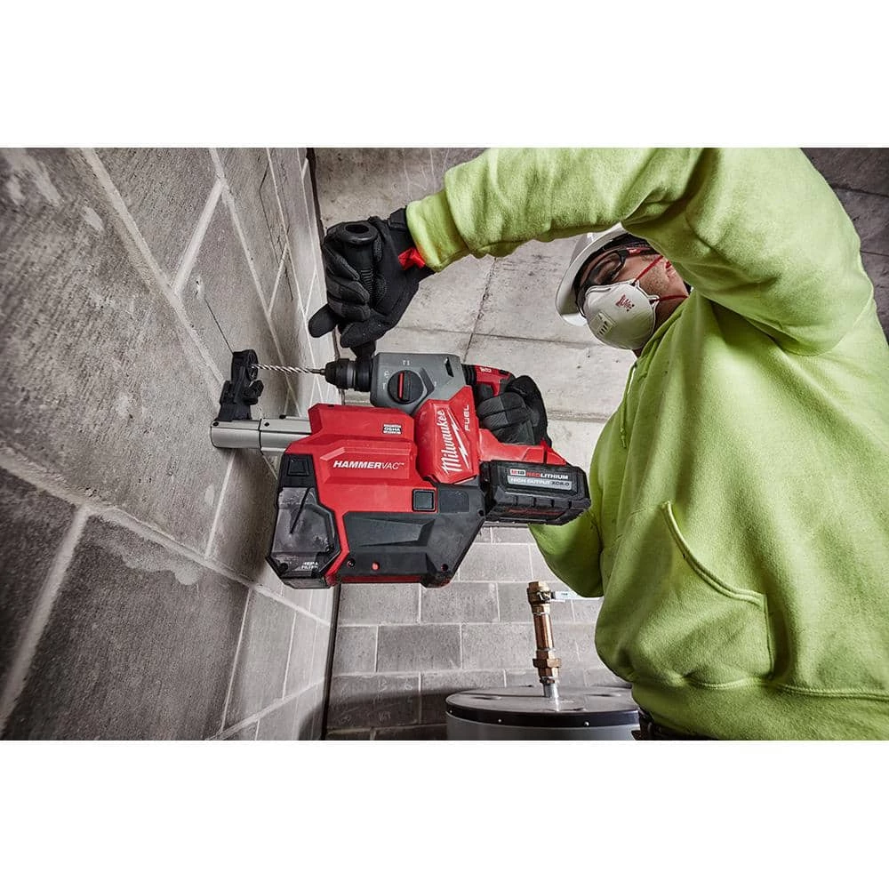 Milwaukee M18 FUEL 18V Lithium-Ion Brushless Cordless 1 in. SDS-Plus Rotary Hammer (Tool-Only) 13 Milwaukee M18 FUEL 18V Lithium-Ion Brushless Cordless 1 in. SDS-Plus Rotary Hammer (Tool-Only) - Image 11