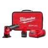 Milwaukee M12 FUEL 12-Volt Lithium-Ion Brushless Cordless Orbital Detail Sander Kit with (1) High Output 2.5 Ah Battery