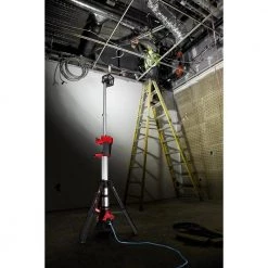 Milwaukee M18 18-Volt Lithium-Ion Cordless Tower Light w/3/8 in. Impact Wrench w/Two 6Ah HO Batteries -Power Tools Sales Store milwaukee specialty power tools 2131 20 2854 20 48 11 1862 fa 1000