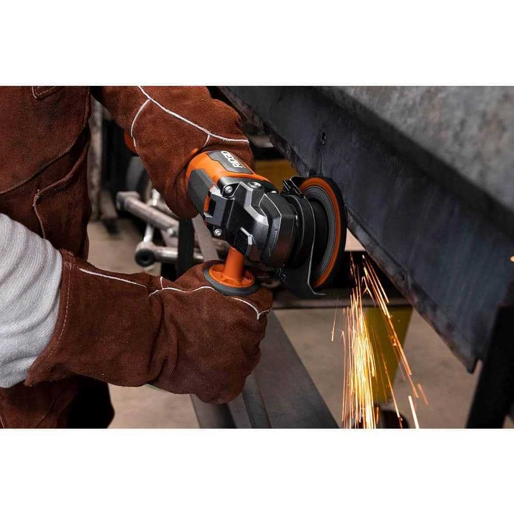 RIDGID 18V Brushless Cordless 4-1/2 in. Paddle Switch Angle Grinder (Tool Only) 11 RIDGID 18V Brushless Cordless 4-1/2 in. Paddle Switch Angle Grinder (Tool Only) - Image 9