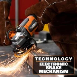 RIDGID 18V Brushless Cordless 4-1/2 in. Paddle Switch Angle Grinder (Tool Only) 21 RIDGID 18V Brushless Cordless 4-1/2 in. Paddle Switch Angle Grinder (Tool Only) -Power Tools Sales Store ridgid angle grinders r86047b 66 1000