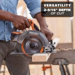 RIDGID 18V Brushless Cordless 7-1/4 in. Circular Saw (Tool Only) -Power Tools Sales Store ridgid circular saws r8657b 1d 1000