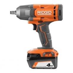 RIDGID 18V Cordless 1/2 in. Impact Wrench Kit with 4.0 Ah Battery and Charger -Power Tools Sales Store ridgid impact wrenches r86215k c3 1000