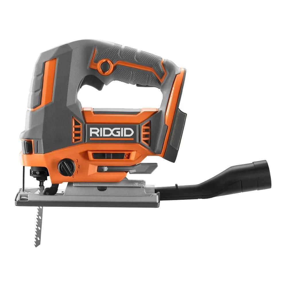 RIDGID 18V 6.0 Ah and 4.0 Ah MAX Output Lithium-Ion Batteries and Charger Kit with Bag and 18V Brushless Jig Saw 7 RIDGID 18V 6.0 Ah and 4.0 Ah MAX Output Lithium-Ion Batteries and Charger Kit with Bag and 18V Brushless Jig Saw - Image 5