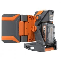 RIDGID 18V Hybrid Folding Panel Light with (2) 4.0 Ah Batteries, Charger, and Bag -Power Tools Sales Store ridgid jobsite lighting r8694221b ac93044sbn 1d 1000