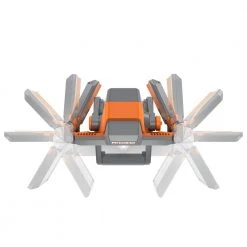 RIDGID 18V Hybrid Folding Panel Light with (2) 4.0 Ah Batteries, Charger, and Bag -Power Tools Sales Store ridgid jobsite lighting r8694221b ac93044sbn 66 1000