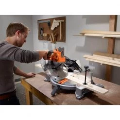 RIDGID 15 Amp Corded 12 in. Dual Bevel Miter Saw with LED Cutline Indicator -Power Tools Sales Store ridgid miter saws r4123 66 1000