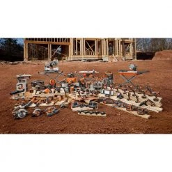 RIDGID 15 Amp 12 in. Corded Dual Bevel Sliding Miter Saw with 70 Deg. Miter Capacity with Professional Compact Miter Saw Stand -Power Tools Sales Store ridgid miter saws r4222 ac9960 76 1000