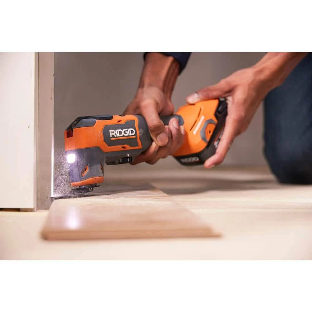 RIDGID 18V Brushless Cordless Oscillating Multi-Tool (Tool Only) 9 RIDGID 18V Brushless Cordless Oscillating Multi-Tool (Tool Only) - Image 7